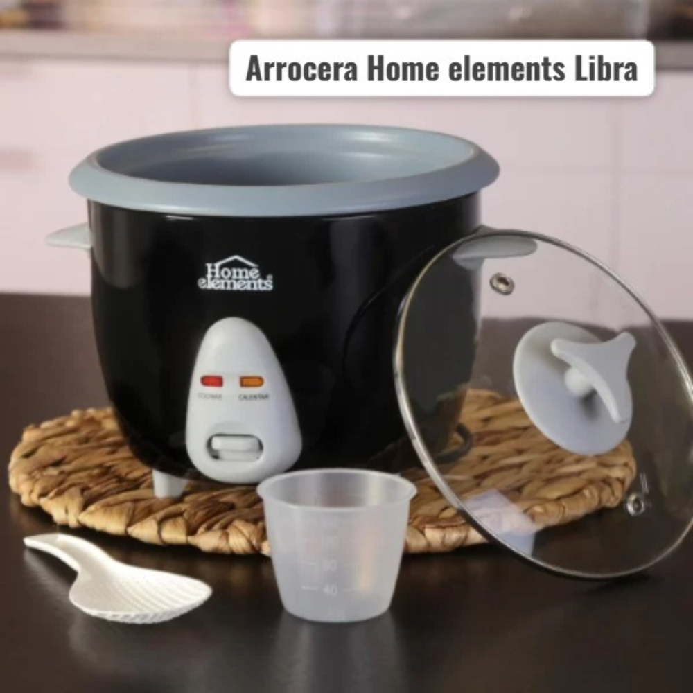 ARROCERA 1 LIBRA HOME ELEMENTS NEGRA ARROCERA HOME ELEMENTS 1 LIBRA NEGRA SIN VAPORERA - Image 1