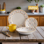 VAJILLA CORONA ASHLEY 4P - 16 PZS REDONDA