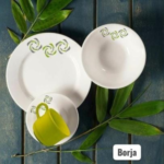 VAJILLA CORONA BORJA 4P - 16 PZS REDONDA