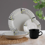 VAJILLA CORONA MALAYA 4P - 16 PZS REDONDA